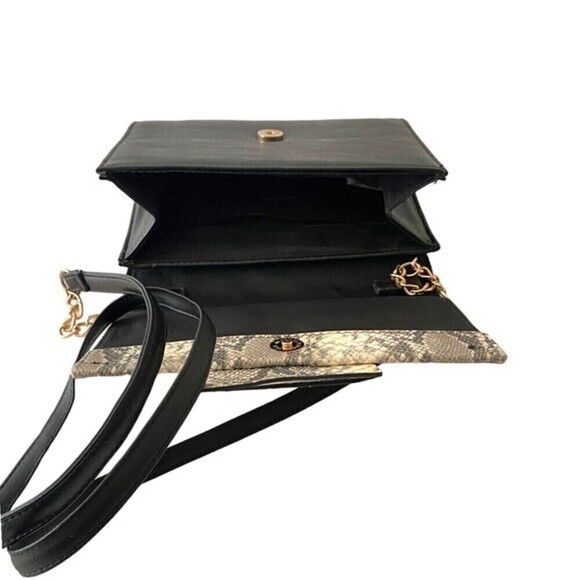 Atmosphere Y2K Snake Print Thin Purse Envelope Purse Adjustable Strap Bag - Picture 5 of 11